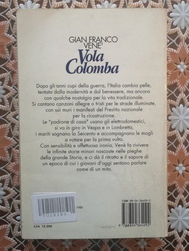 "VOLA COLOMBA"- Gian Franco Vene', 1992 | Immagine Gallery 2