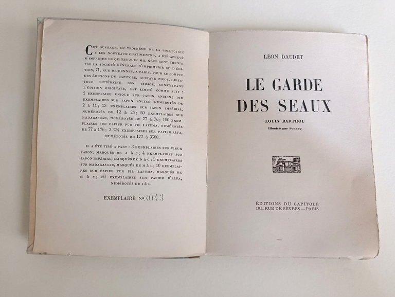 Le Garde des Seaux. Louis Barthou. | Immagine Gallery 2