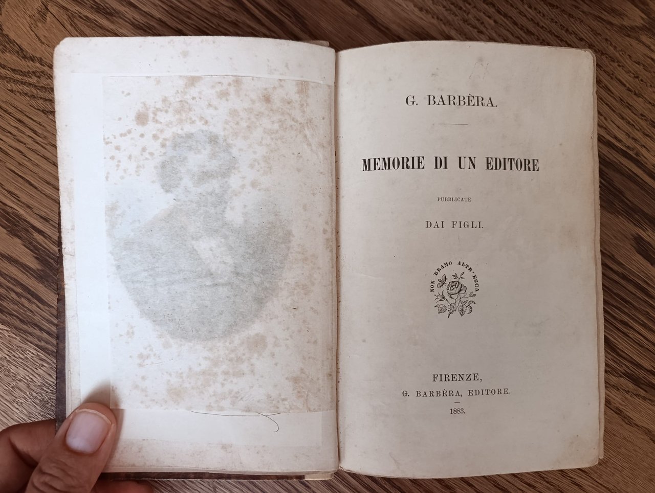 Memorie di un Editore pubblicate dai figli | Immagine principale