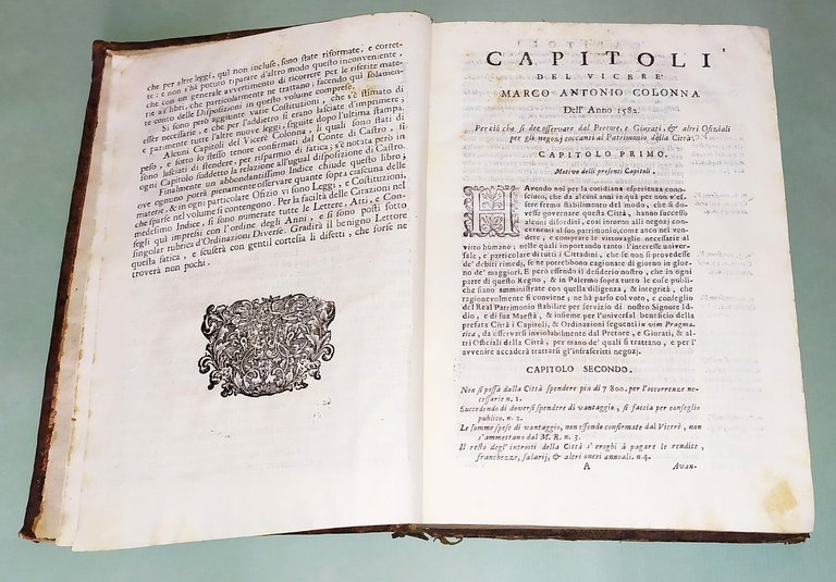 Capitoli, Ordinazioni, Lettere et Atti Regj e Viceregj diversi della …