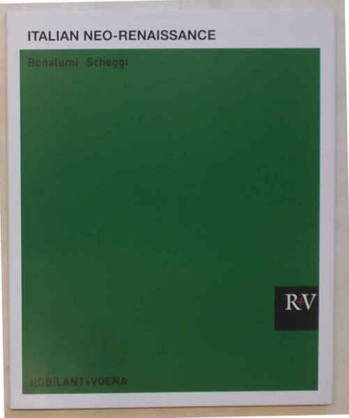 Italian neo-renaissance. Bonalumi Scheggi.