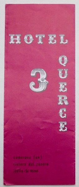 Hotel 3 querce. Camerano (AN) Riviera del Conero.