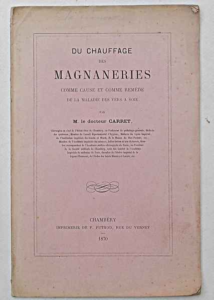 Du chauffage des magnaneries comme cause et comme remède de …