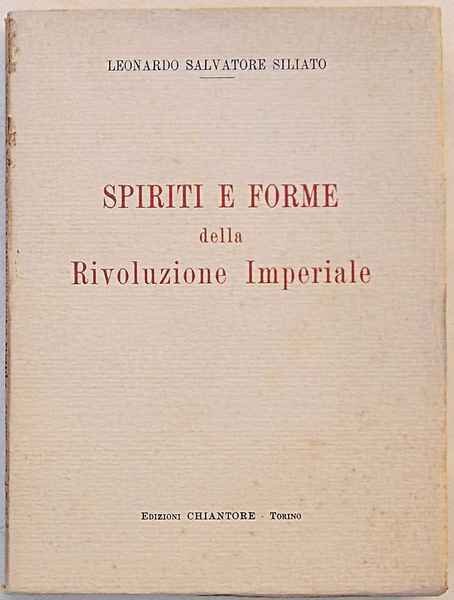 Spiriti e forme della Rivoluzione Imperiale.