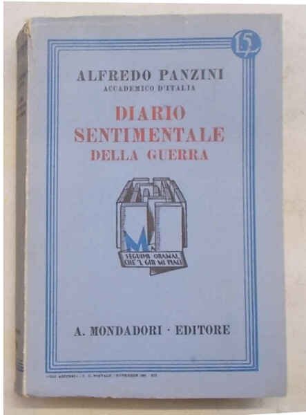 Diario sentimentale della guerra.