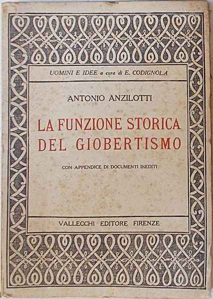 La funzione storica del giobertismo.