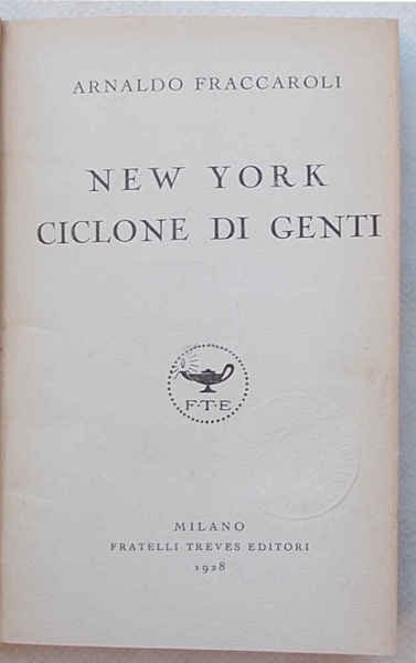 New York ciclone di genti.