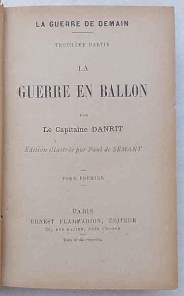 La guerre en ballon.