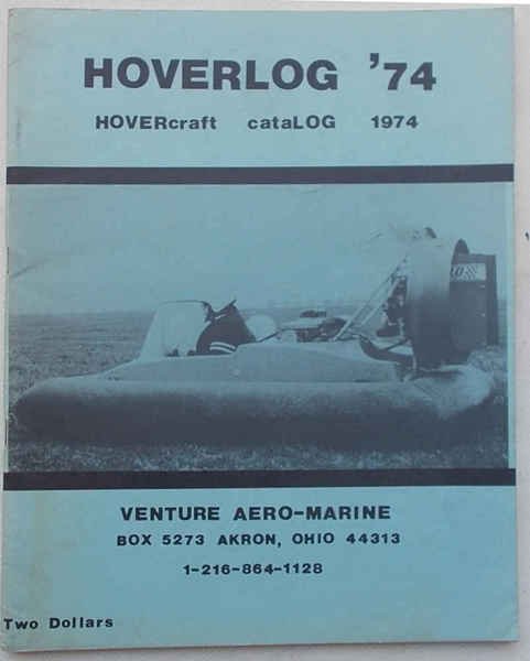 Hoverlog '74. Hovercraft catalog 1974.