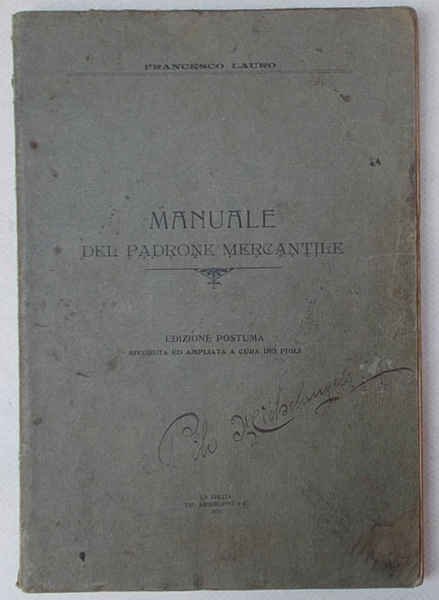 Manuale del padrone mercantile.