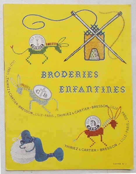 Broderies Enfantines. Cahier N° 1.