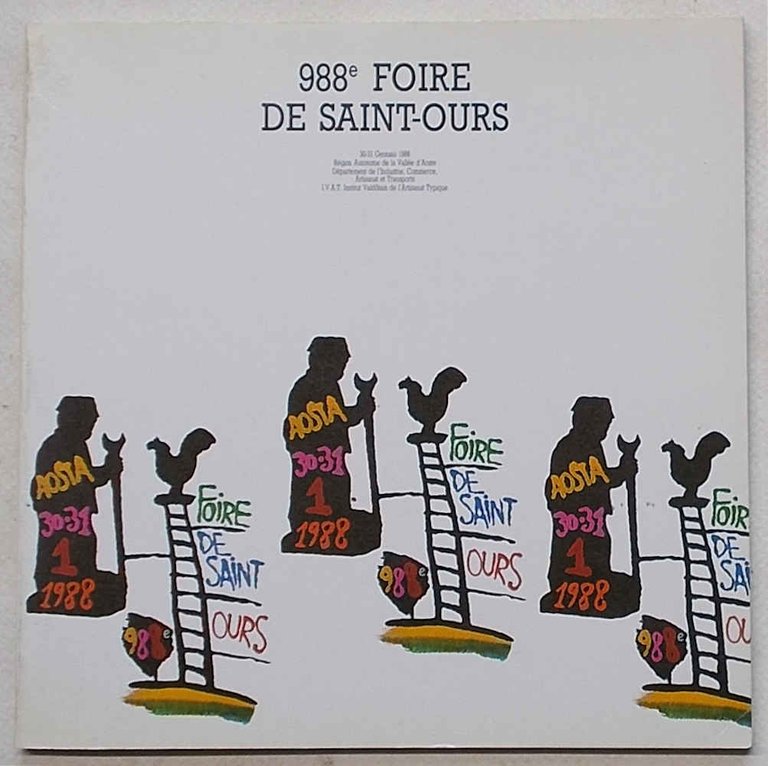 988e Foire de Saint-Ours. 30-31 gennaio 1988. Aosta.