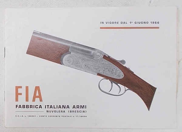 Fabbrica Italiana Armi FIA Nuvolera (Brescia). In vigore dal 1° …