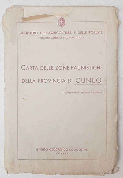 Carta delle zone faunistiche della provincia di Cuneo. (1° Compartimento …