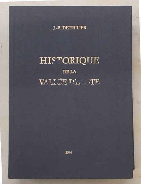 Historique de la Vallée d'Aoste.