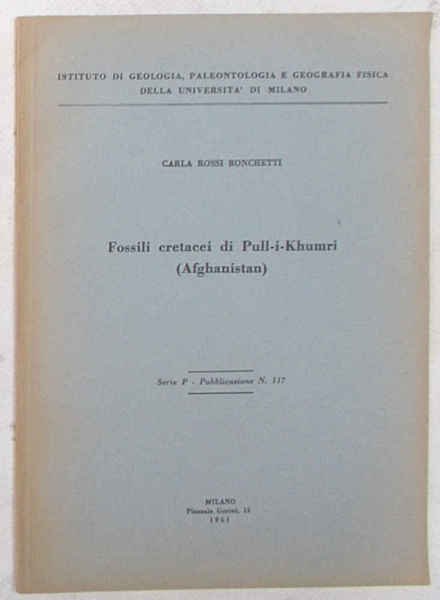 Fossili cretacei di Pull-i-Khumri (Afghanistan).