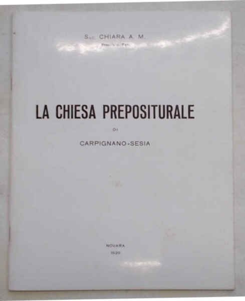 La chiesa prepositurale di Carpignano Sesia.