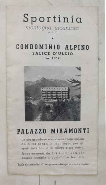 Sportinia montagna incantata m. 2170. Condominio Alpino - Salice d'Ulzio. …