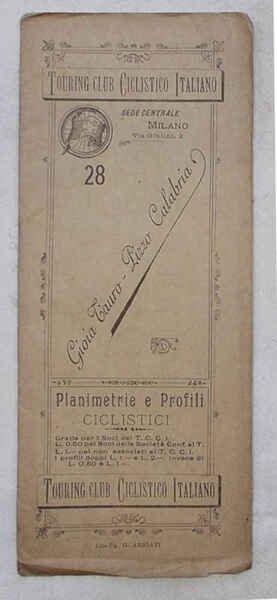 Gioia Tauro-Pizzo Calabria. (Planimetrie e profili ciclistici. 28)