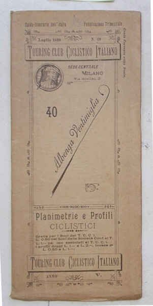 Albenga Ventimiglia. (Planimetrie e profili ciclistici. 40)