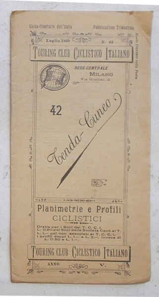 Tenda - Cuneo. (Planimetrie e profili ciclistici. 42)