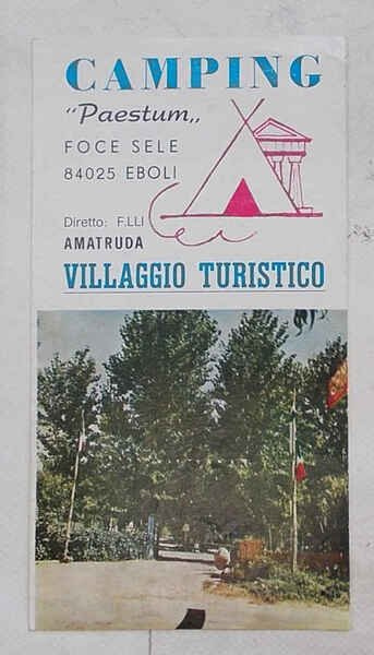 Camping "Paestum". Foce Sele - Eboli.