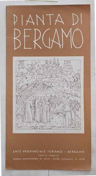 Pianta di Bergamo.