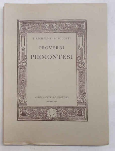 Proverbi piemontesi.
