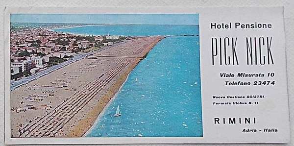 Hotel Pensione Pick Nick - Rmini.