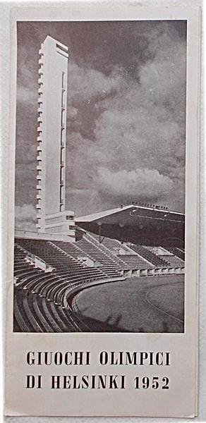Giuochi Olimpici di Helsinki 1952.