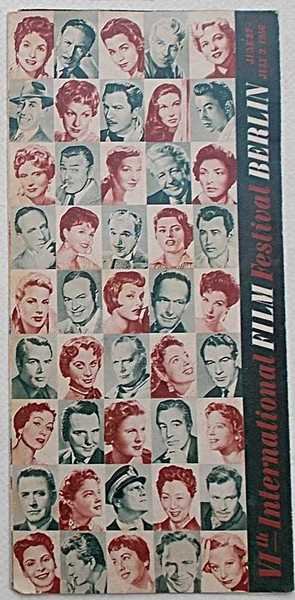 VIth International Film Festival Berlin. June 22-july 3 1956.