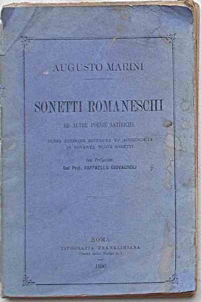 Sonetti romaneschi ed altre poesie satiriche.