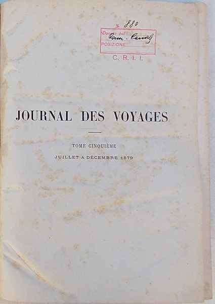 Journal des Voyages et des aventures de terre et d