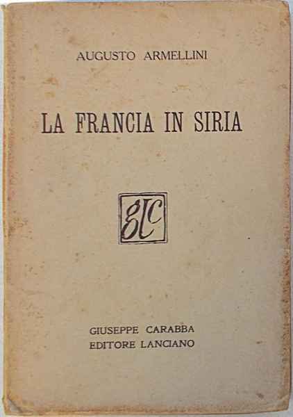 La Francia in Siria.