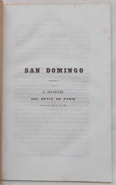 San Domingo.