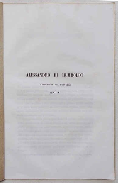 Alessandro di Humboldt.