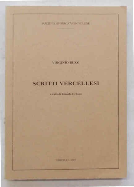 Scritti vercellesi.