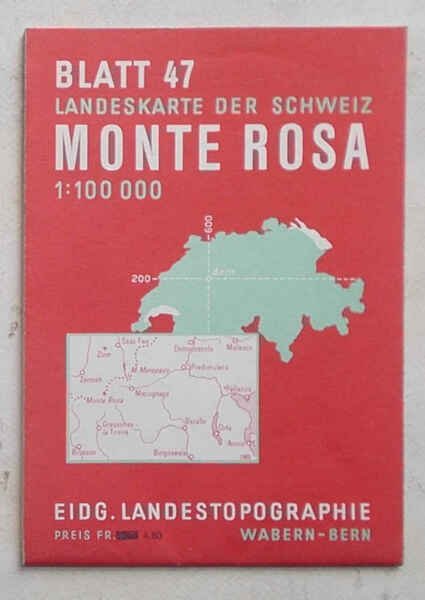 Monte Rosa. Landeskarte der Schweiz. - Caete Nationale de la …