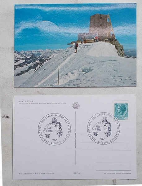 Capanna "Regina Margherita" sul Monte Rosa - mt. 4559 - …