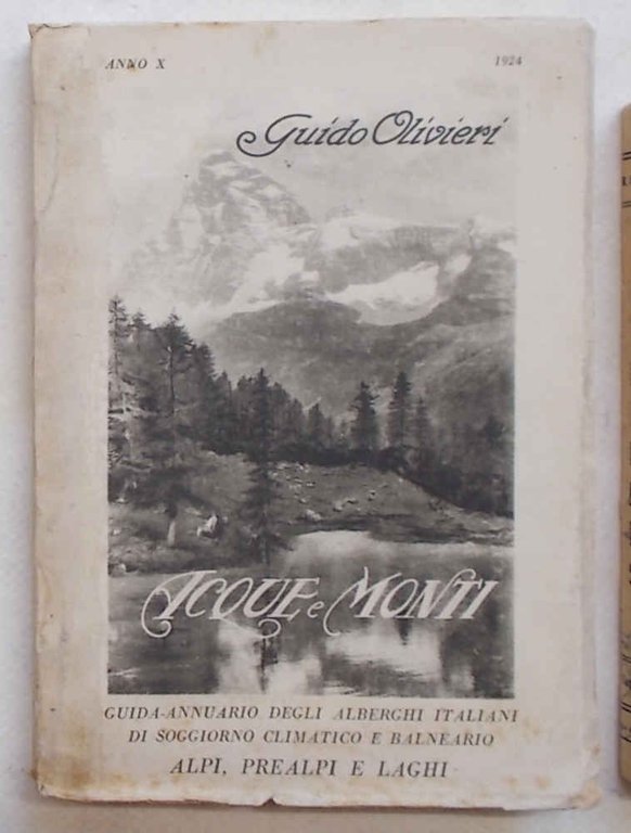 Acque e Monti. Guida-annuario degli alberghi italiani di soggiorno climatico …