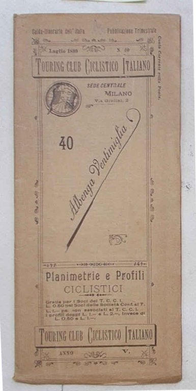 Albenga Ventimiglia. (Planimetrie e profili ciclistici. 40)