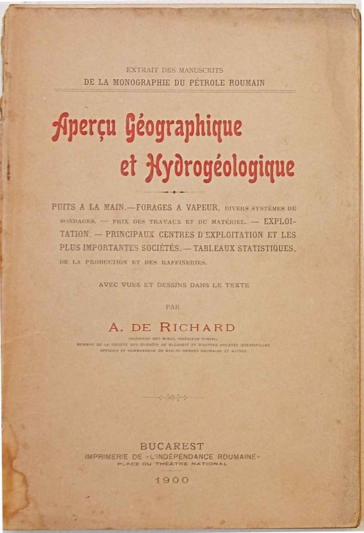 Apercu Géographique et Hidrogéologique.