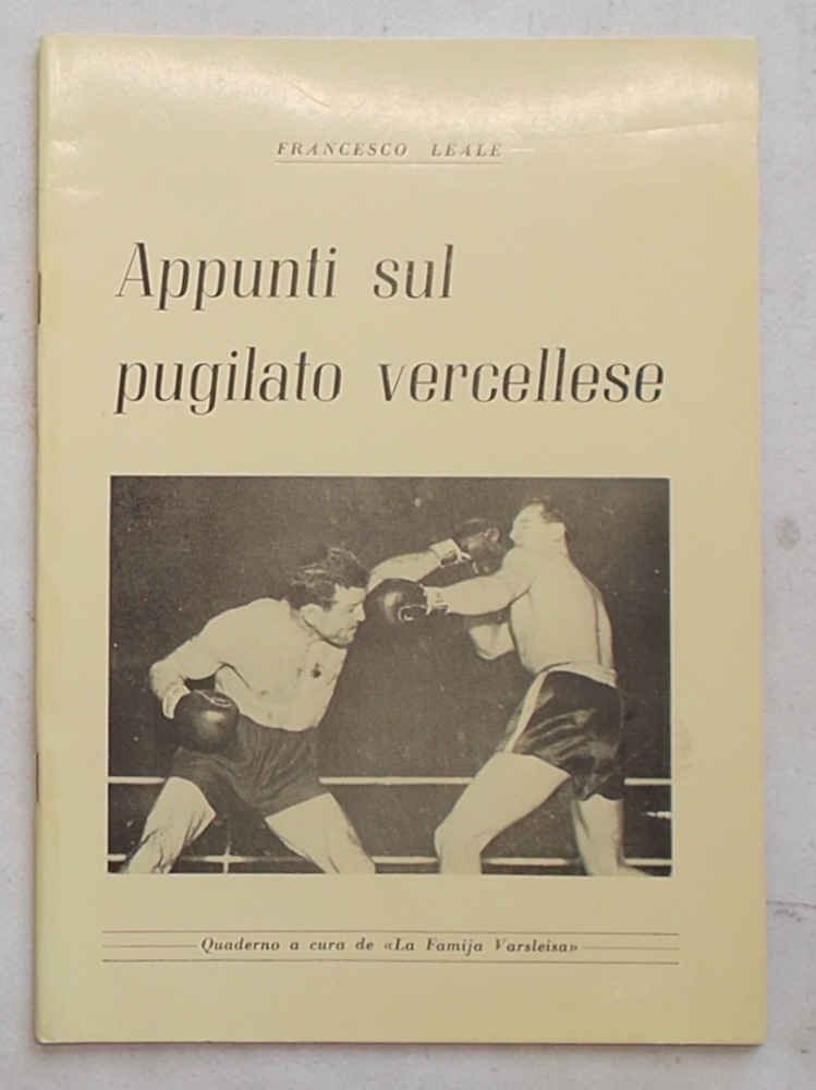 Appunti sul pugilato vercellese.