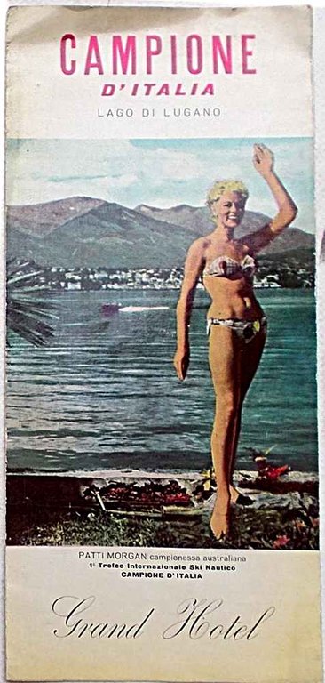 Campione d'Italia. Lago di Lugano. Grand Hotel.