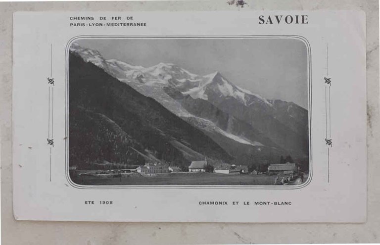 Chemin de Fer de Paris-Lyon-Mediterranée. Savoie. Eté 1908. Chamonix et …