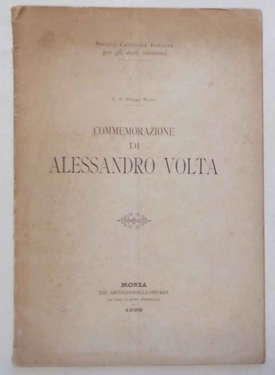 Commemorazione di Alessandro Volta.