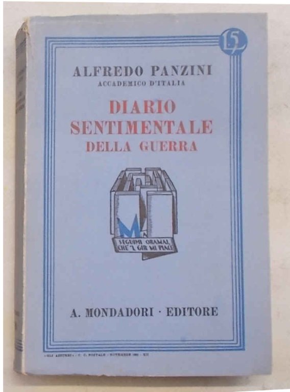 Diario sentimentale della guerra.