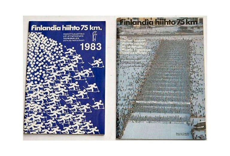 Finlandia hiihto 75 km. 1983. Viraliset tulokset. Official results. --- …
