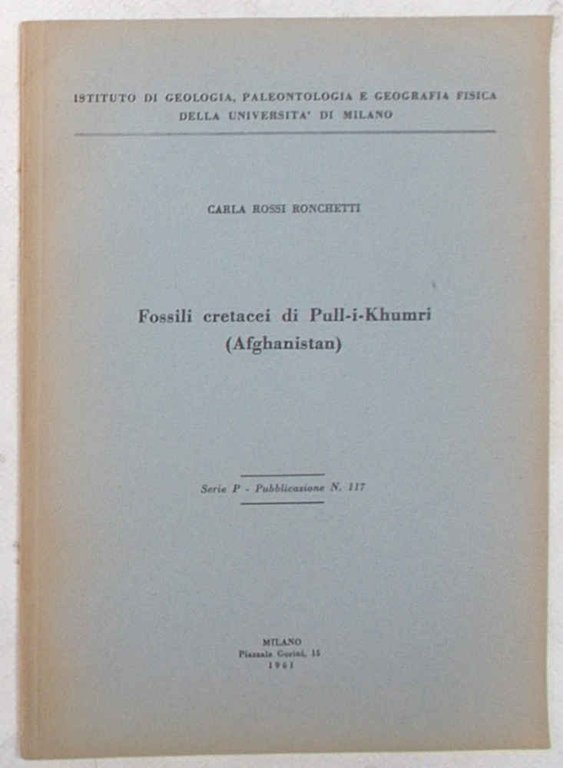 Fossili cretacei di Pull-i-Khumri (Afghanistan).
