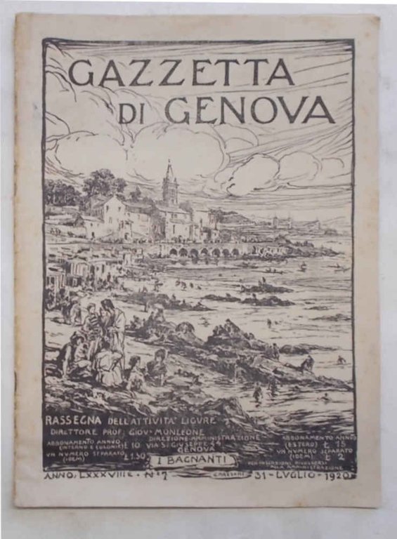 Gazzetta di Genova. Rassegna dell'attività ligure.